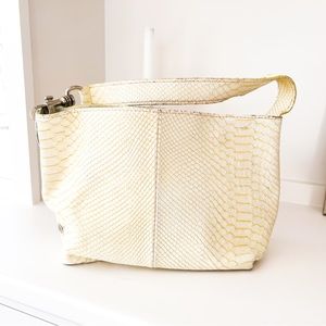 Leather “Snakeskin” Purse